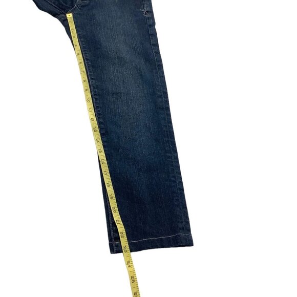 Vigoss Paramount Super Slim Capri Women's Size 26 Low-Rise Blue Denim Jeans - Picture 9 of 11